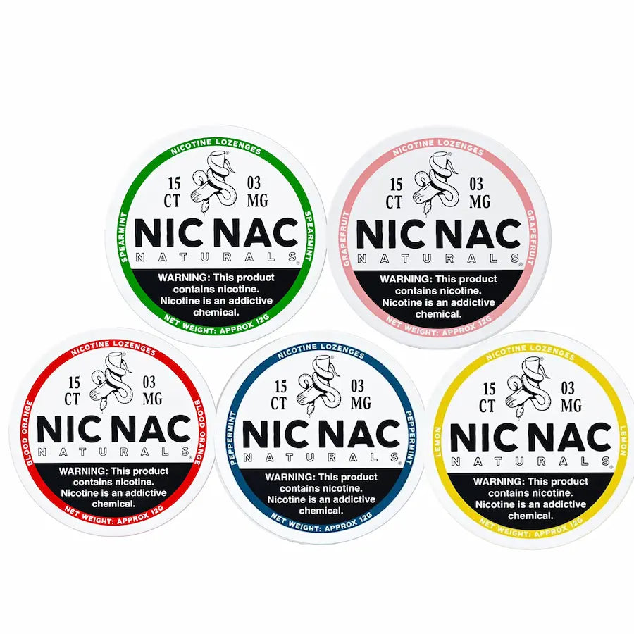 Bundle of 5 Nic Nac 3mg