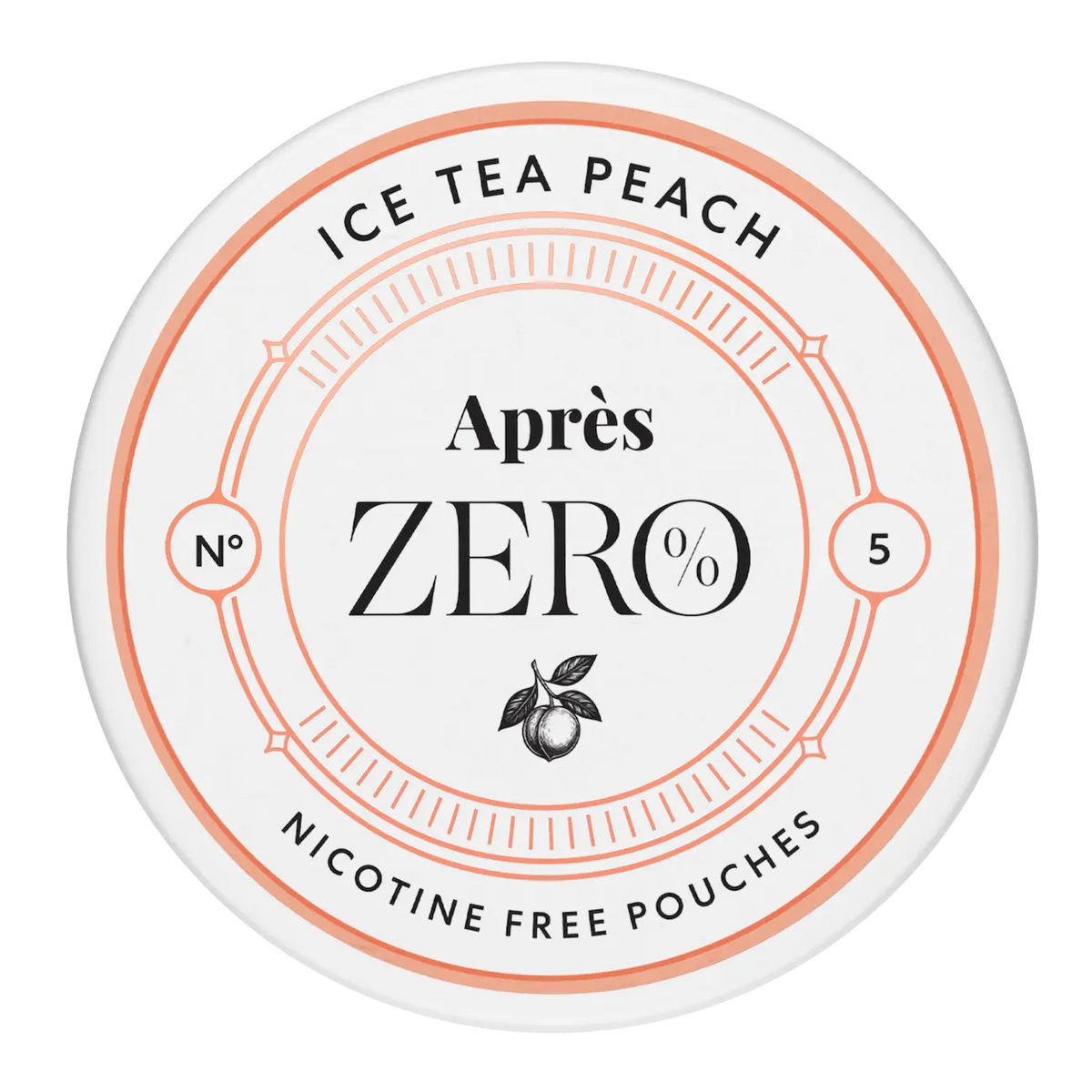 APRES Ice Tea Peach ZERO nicotine free pouches 0mg