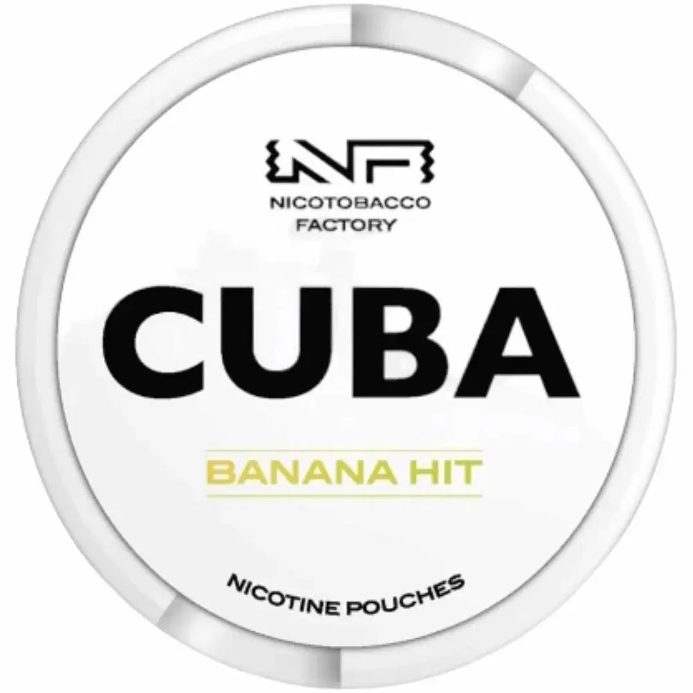 Buy CUBA WHITELINE Banana Hit 16mg Nicotine Pouches