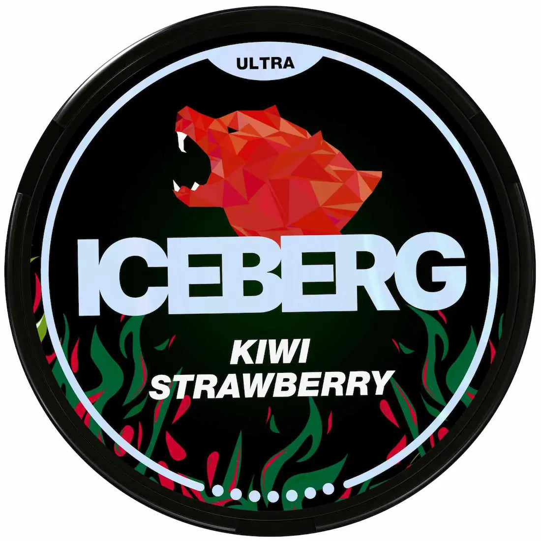 ICEBERG Kiwi Strawberry 70mg strong nicotine pouches