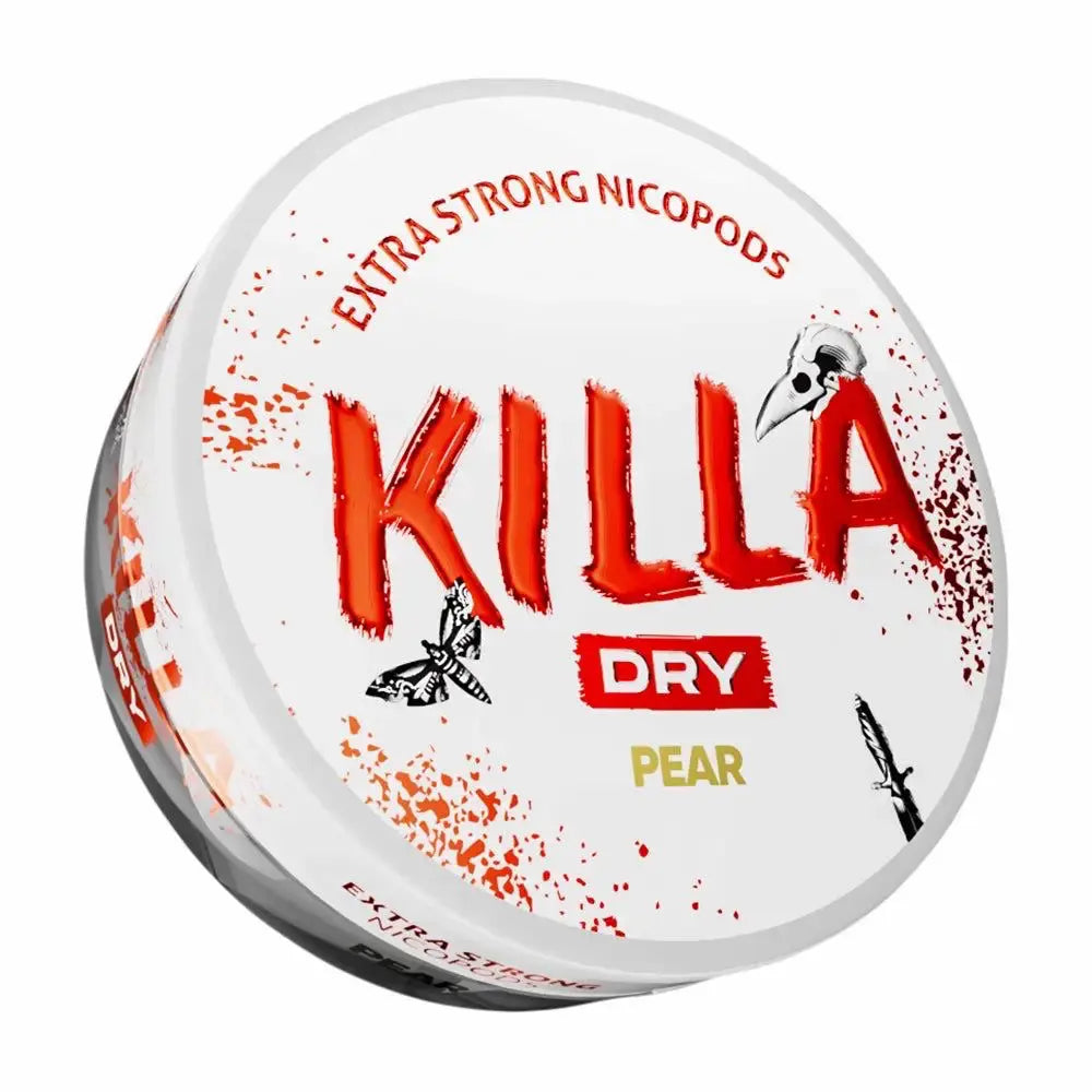 Buy Killa Dry Pear Nicotine Pouches (16mg) dry pouch