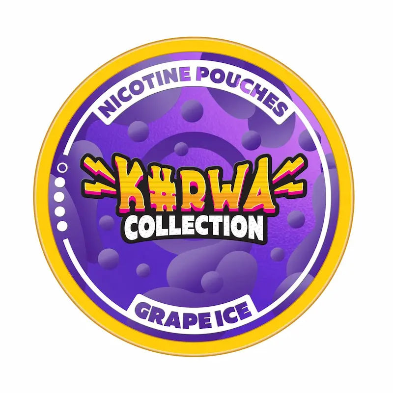 KURWA Collection Grape Ice 16mg medium nicotine pouches UK
