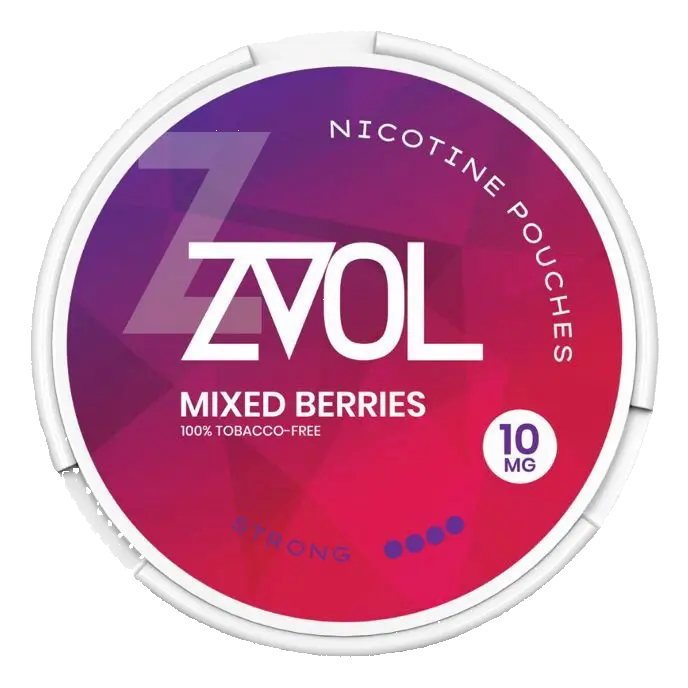 ZVOL Mixed Berries 10mg Nicotine Pouches