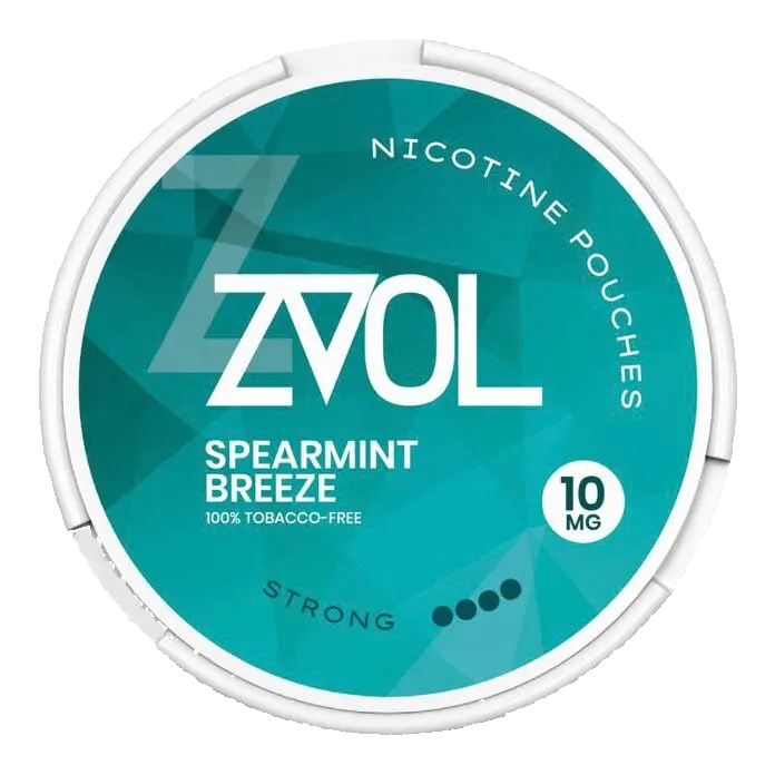 ZVOL Spearmint Breeze 10mg Nicotine Pouches