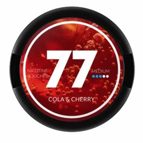 77 Cola Cherry 16mg nicotine pouches UK cola cherry flavour next day delivery