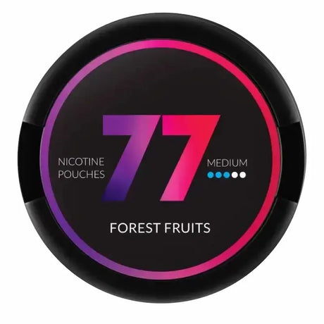 77 Forest Fruits 16mg nicotine pouches UK berry flavour next day delivery