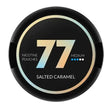 77 Salted Caramel 16mg nicotine pouches UK dessert flavour next day delivery