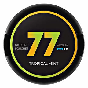 77 Tropical Mint 16mg nicotine pouches UK mint flavour next day delivery