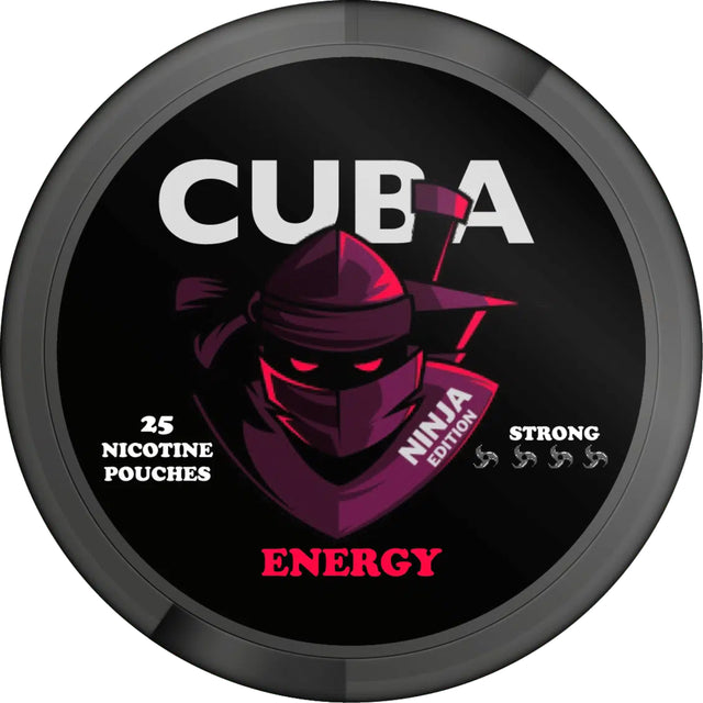 Buy CUBA NINJA Energy 30mg Nicotine Pouches