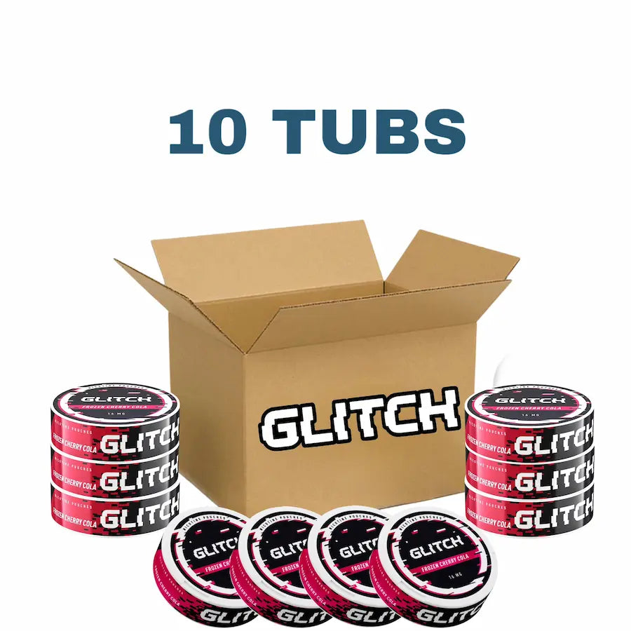 Nicotine Pouches Bundle of 10 Glitch 16mg