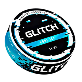 GLITCH Cool Ice 16mg nicotine pouches UK

