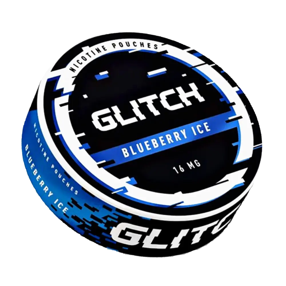 GLITCH Blueberry Ice 16mg nicotine pouches UK