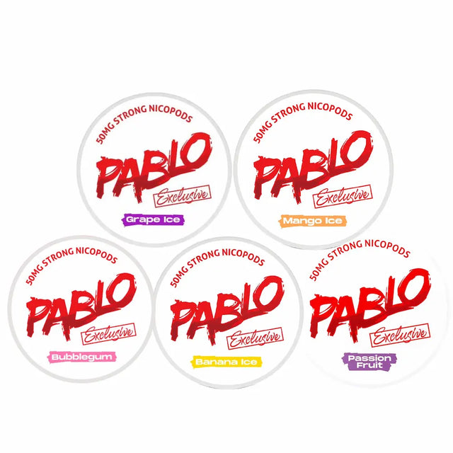 Buy PABLO Exclusive Fresh 50mg Bundle of 5 Pack Nicotine Pouches