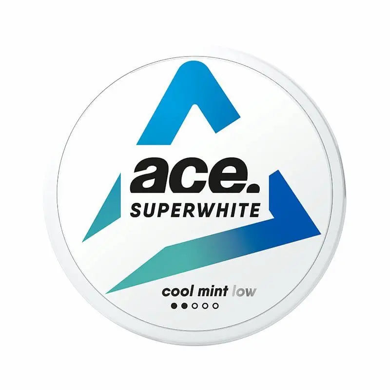ACE Cool Mint Low 6mg nicotine pouches mild mint flavour UK