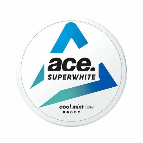 ACE Cool Mint Low 6mg nicotine pouches mild mint flavour UK
