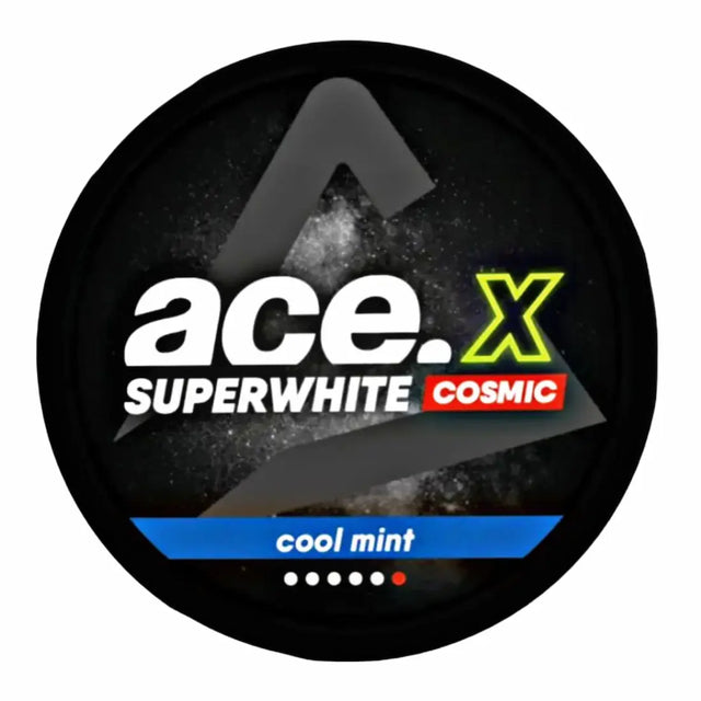 ACE X Cosmic Cool Mint 16mg nicotine pouches cooling mint flavour UK