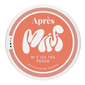 APRÈS Ice Tea Peach Mini 3.2mg nicotine pouches
