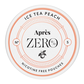 APRES Ice Tea Peach ZERO nicotine free pouches 0mg