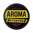 AROMA Attention Bubble Gum 35mg nicotine pouches with sweet bubble gum flavour.