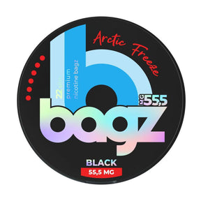 BAGZ arctic freeze 55.5mg nicotine pouches extreme ice mint