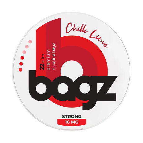 BAGZ chili lime 16mg nicotine pouches spicy lime
