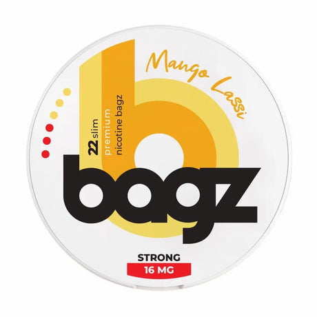 BAGZ mango lassi 16mg nicotine pouches creamy mango