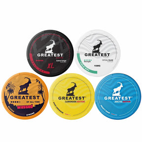 Bundle of 5 GREATEST Exclusive nicotine pouches – tobacco-free nicotine pouches