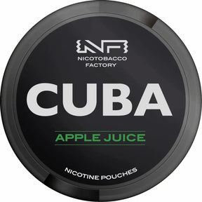 Buy CUBA BLACKLINE Apple Juice 43mg Nicotine Pouches