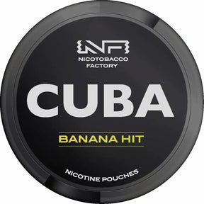 Buy CUBA BLACKLINE Banana Hit 43mg Nicotine Pouches