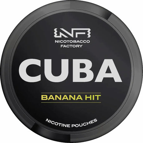Buy CUBA BLACKLINE Banana Hit 43mg Nicotine Pouches