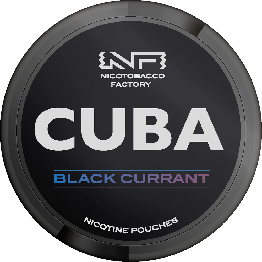 Buy CUBA BLACKLINE Blackcurrant 43mg Nicotine Pouches