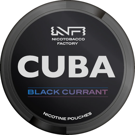 Buy CUBA BLACKLINE Blackcurrant 43mg Nicotine Pouches
