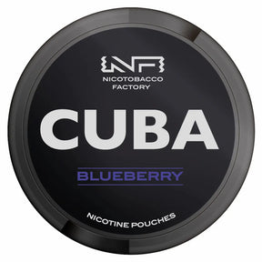 Buy CUBA BLACKLINE Blueberry 43mg Nicotine Pouches