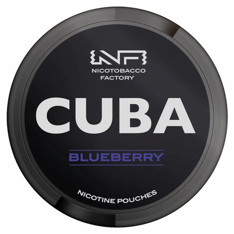 Buy CUBA BLACKLINE Blueberry 43mg Nicotine Pouches