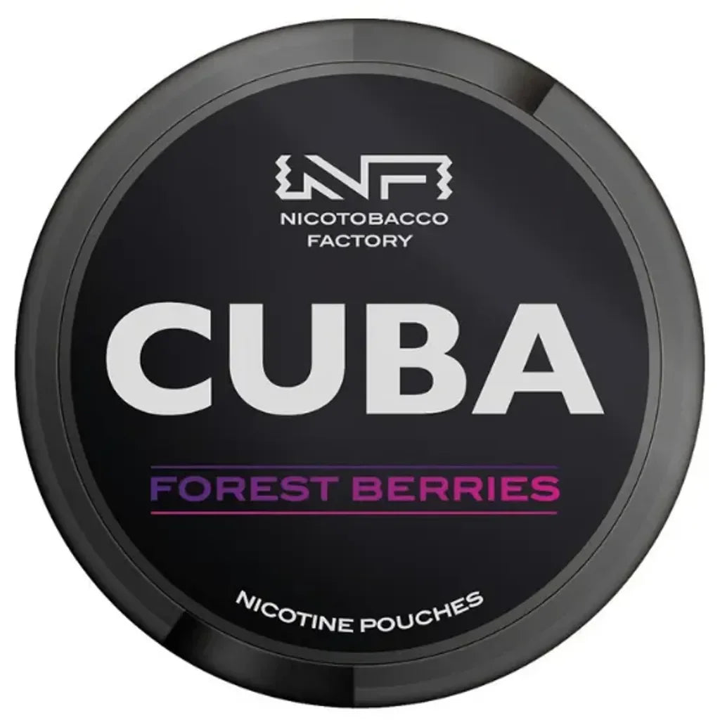 Buy CUBA BLACKLINE Forest Berries 43mg Nicotine Pouches