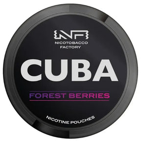Buy CUBA BLACKLINE Forest Berries 43mg Nicotine Pouches