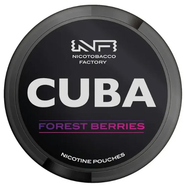 Buy CUBA BLACKLINE Forest Berries 43mg Nicotine Pouches
