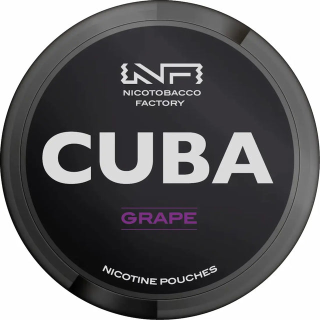 Buy CUBA BLACKLINE Grape 43mg Nicotine Pouches