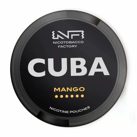 CUBA Blackline Mango 43mg nicotine pouches mix flavour UK