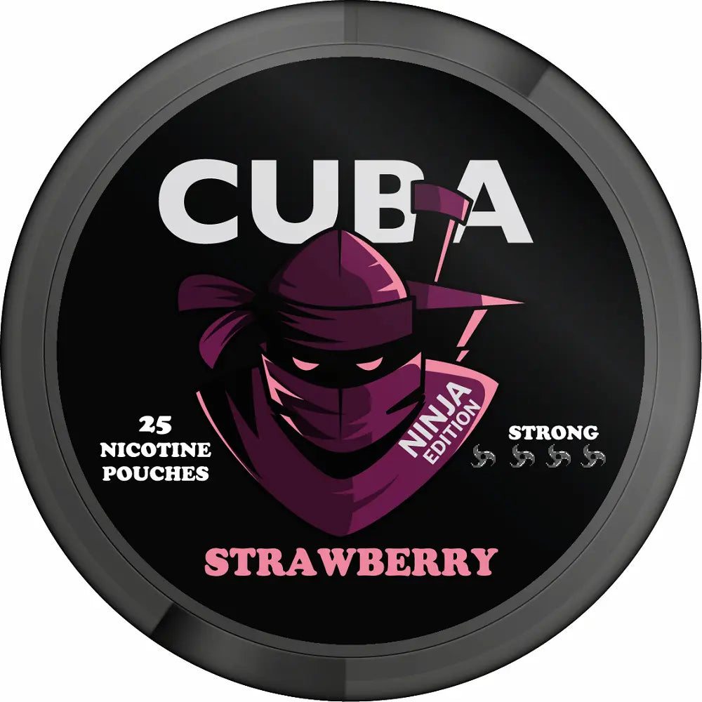 Buy CUBA NINJA Strawberry 30mg Nicotine Pouches