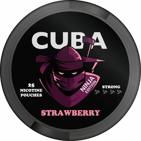 Buy CUBA NINJA Strawberry 30mg Nicotine Pouches