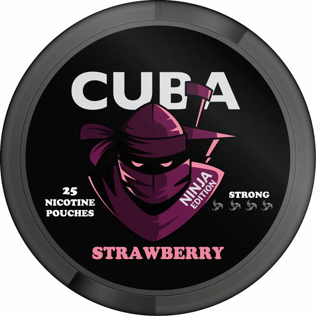 Buy CUBA NINJA Strawberry 30mg Nicotine Pouches