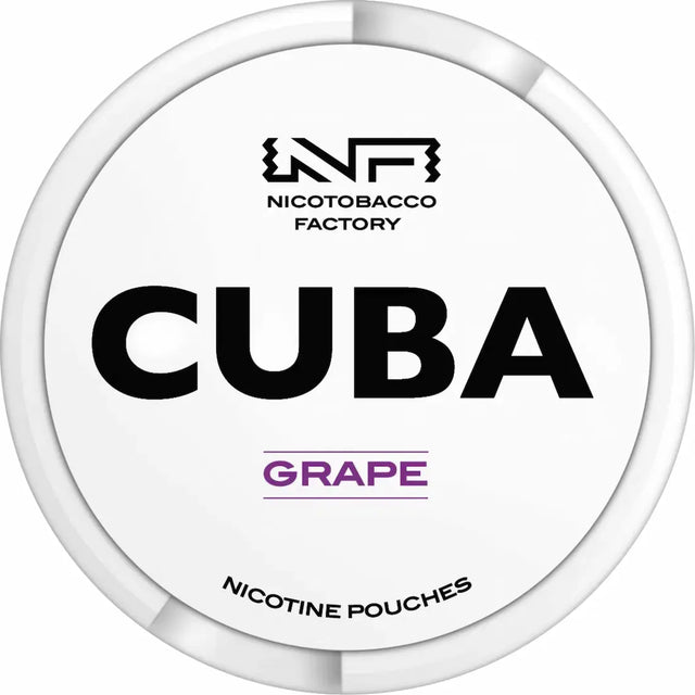 Buy CUBA WHITELINE Grape 16mg Nicotine Pouches
