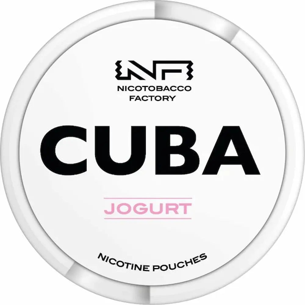 Buy CUBA WHITELINE Yogurt 16mg Nicotine Pouches