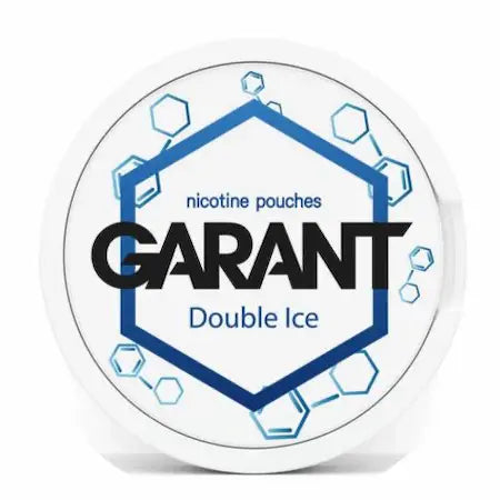 GARANT Double Ice 8.8mg nicotine pouches extra cooling mint flavour UK