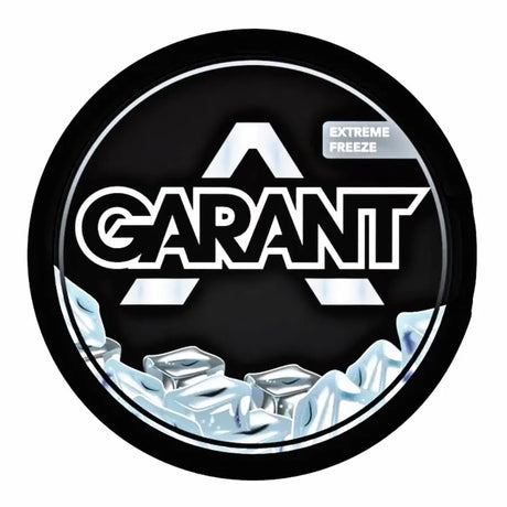 GARANT Extreme Freeze 50mg nicotine pouches ultra strong icy mint flavour UK
