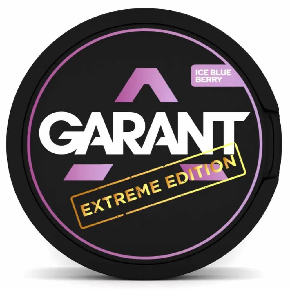 GARANT Ice Blueberry 50mg nicotine pouches strong icy blueberry flavour UK
