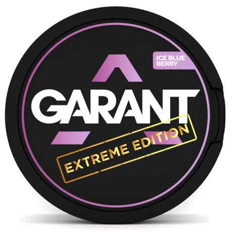 GARANT Ice Blueberry 50mg nicotine pouches strong icy blueberry flavour UK
