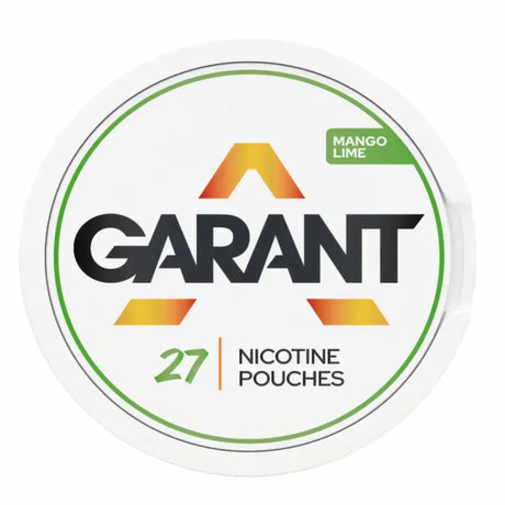 GARANT Mango Lime 20mg nicotine pouches tropical mango and lime flavour UK
