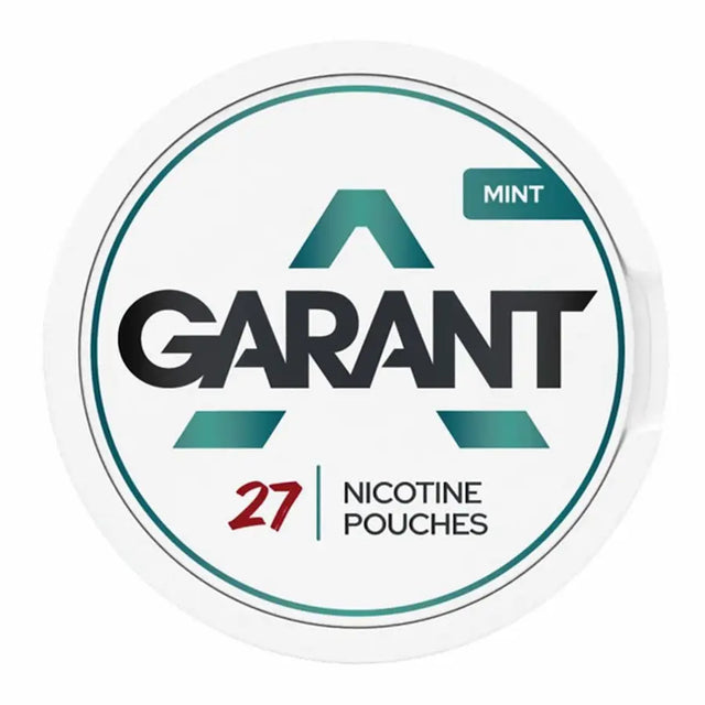 GARANT Mint 7.9mg nicotine pouches smooth mint flavour UK
